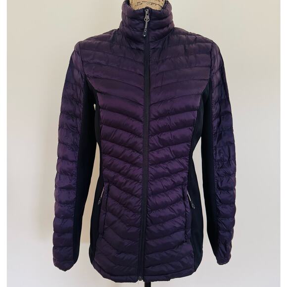 32 Degrees Heat Women Dark Blackberry Lightweight Packable Full Zip Jacket Small - Picture 5 of 13